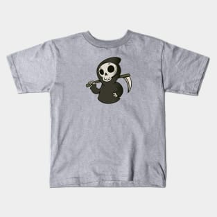 Cute Grim Reaper Cartoon Kids T-Shirt